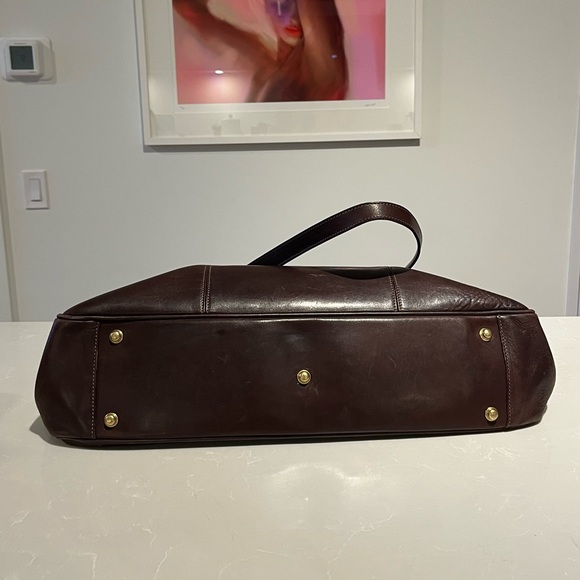 Vintage Leather Ghurka Tote - Picture 4 of 9